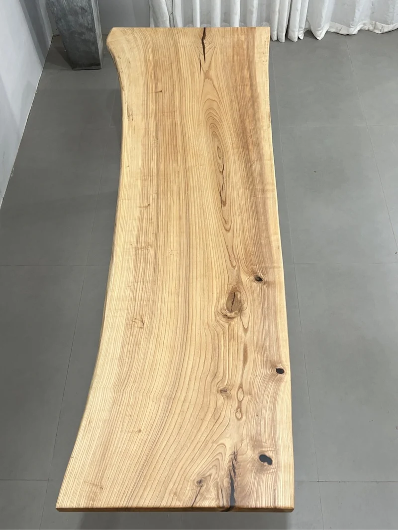 Quantum Light Colour Ash Wood Slab