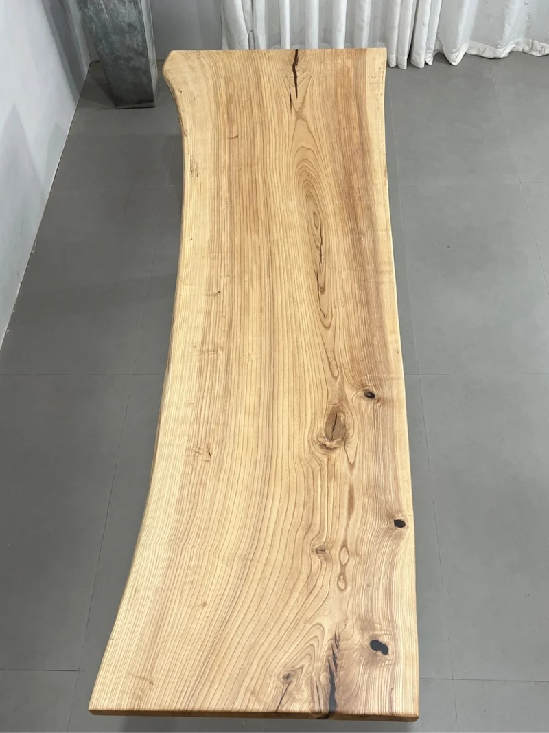 Quantum Light Colour Ash Wood Slab