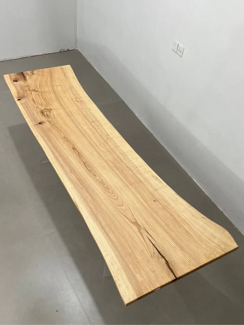 Quantum Light Colour Ash Wood Slab