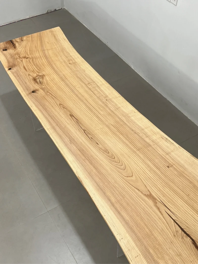 Quantum Light Colour Ash Wood Slab