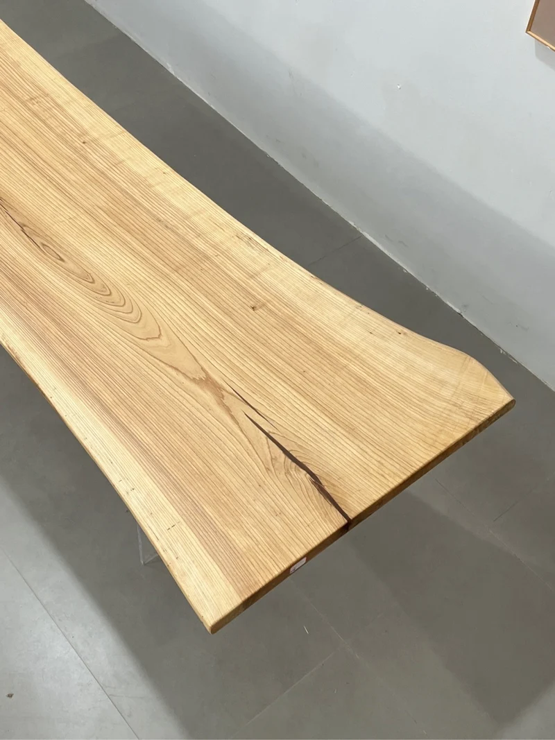 Quantum Light Colour Ash Wood Slab