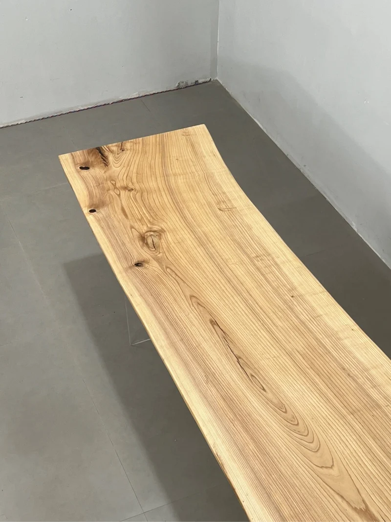 Quantum Light Colour Ash Wood Slab