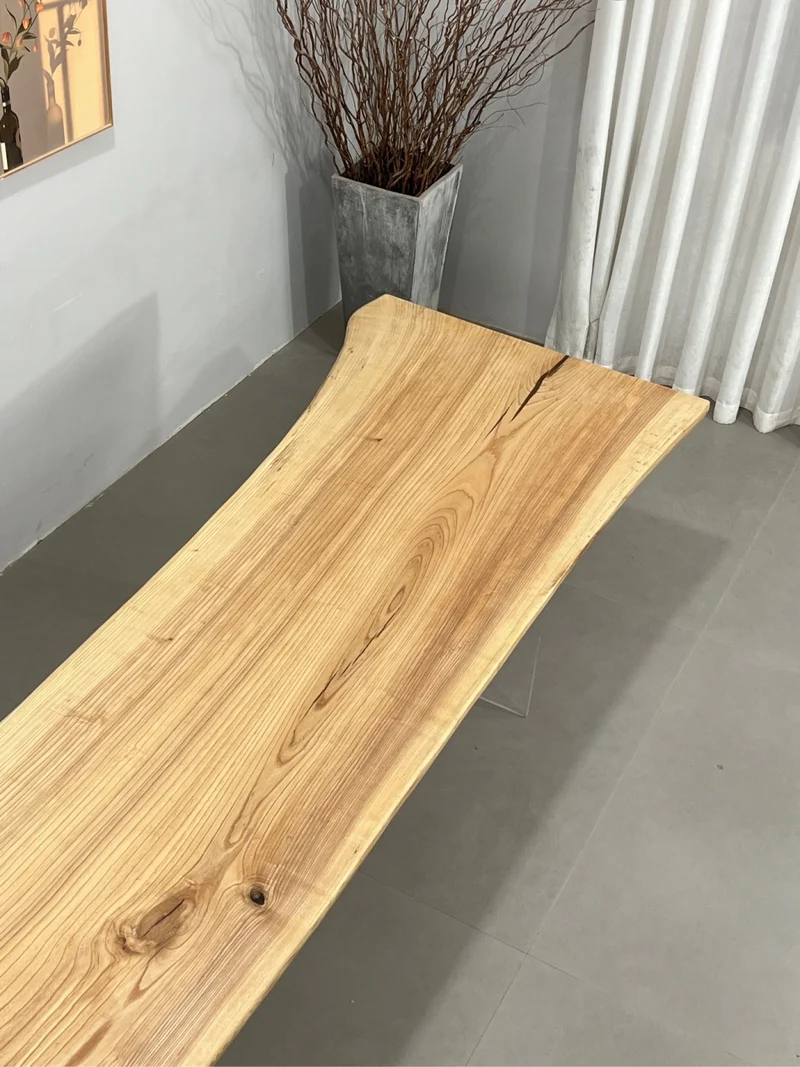 Quantum Light Colour Ash Wood Slab