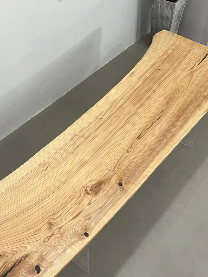 Quantum Light Colour Ash Wood Slab