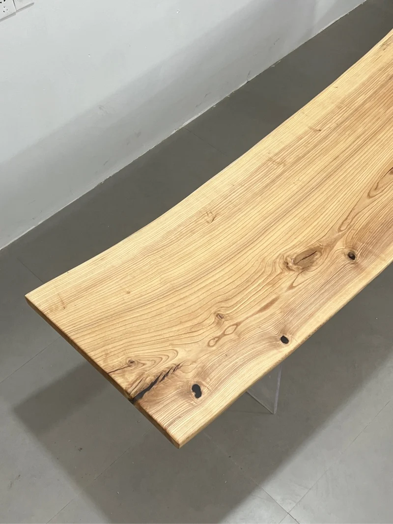 Quantum Light Colour Ash Wood Slab