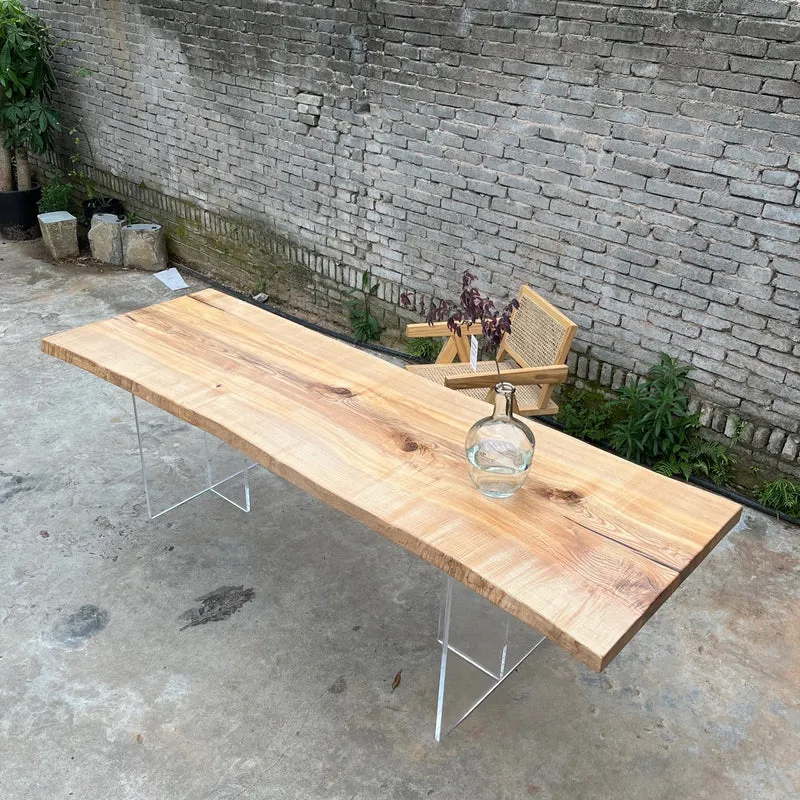 Solstice Live Edge Ash Wood Slabs