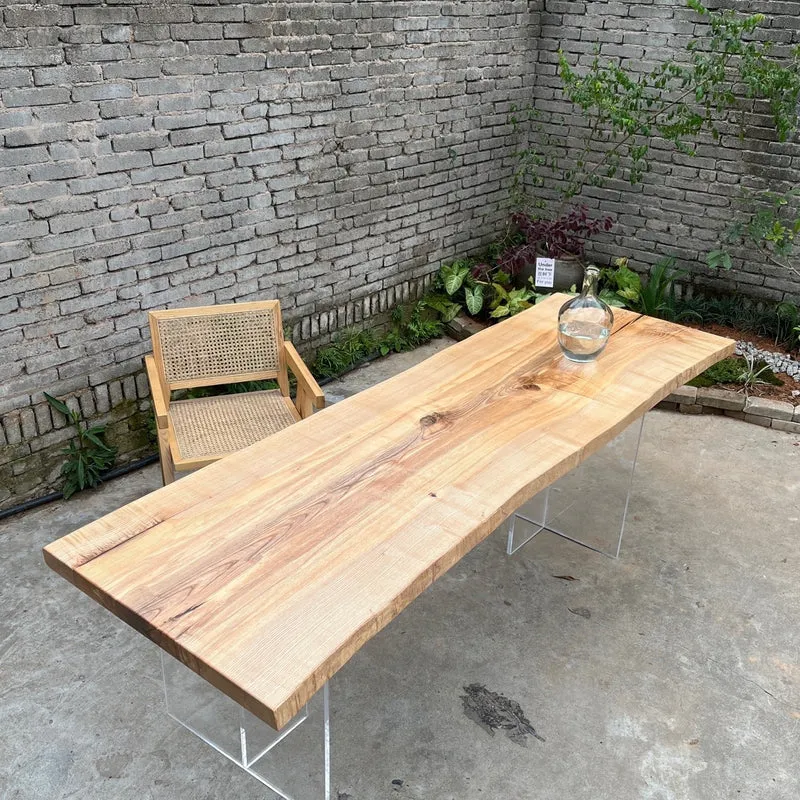 Solstice Live Edge Ash Wood Slabs