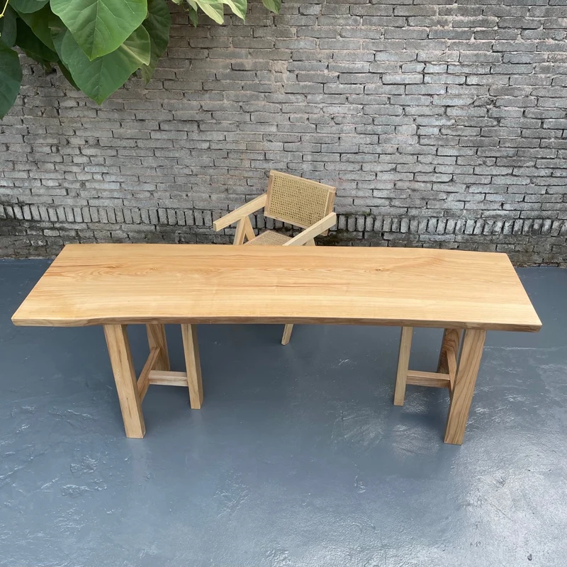 Elevate White Color Wood Slab