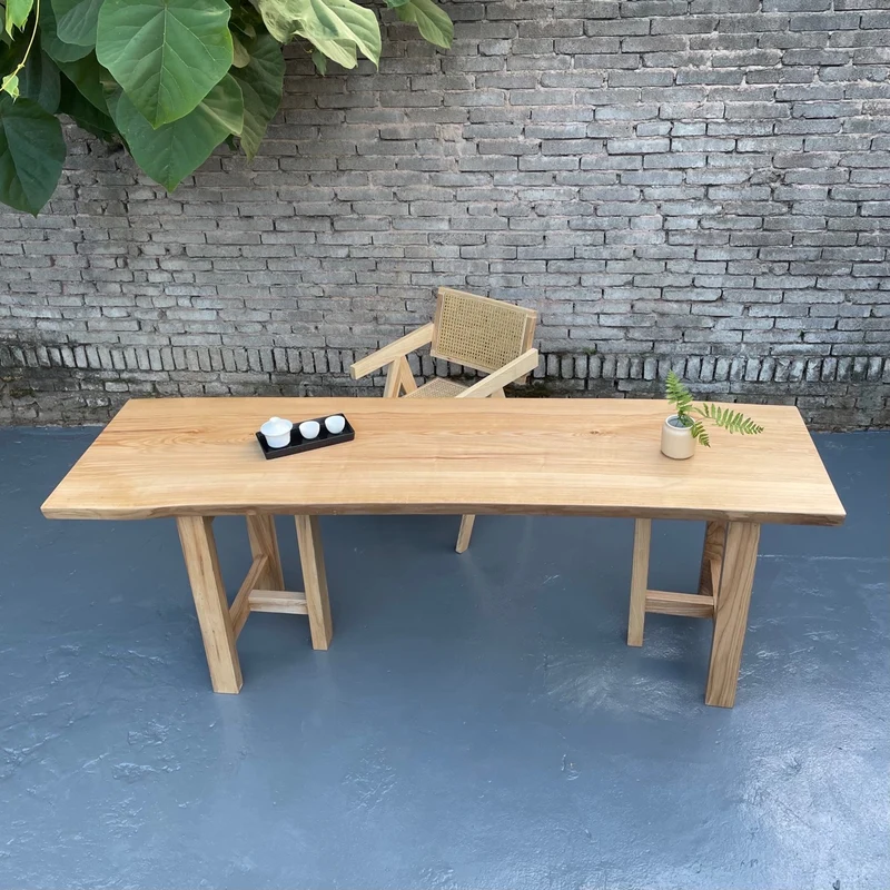 Elevate White Color Wood Slab