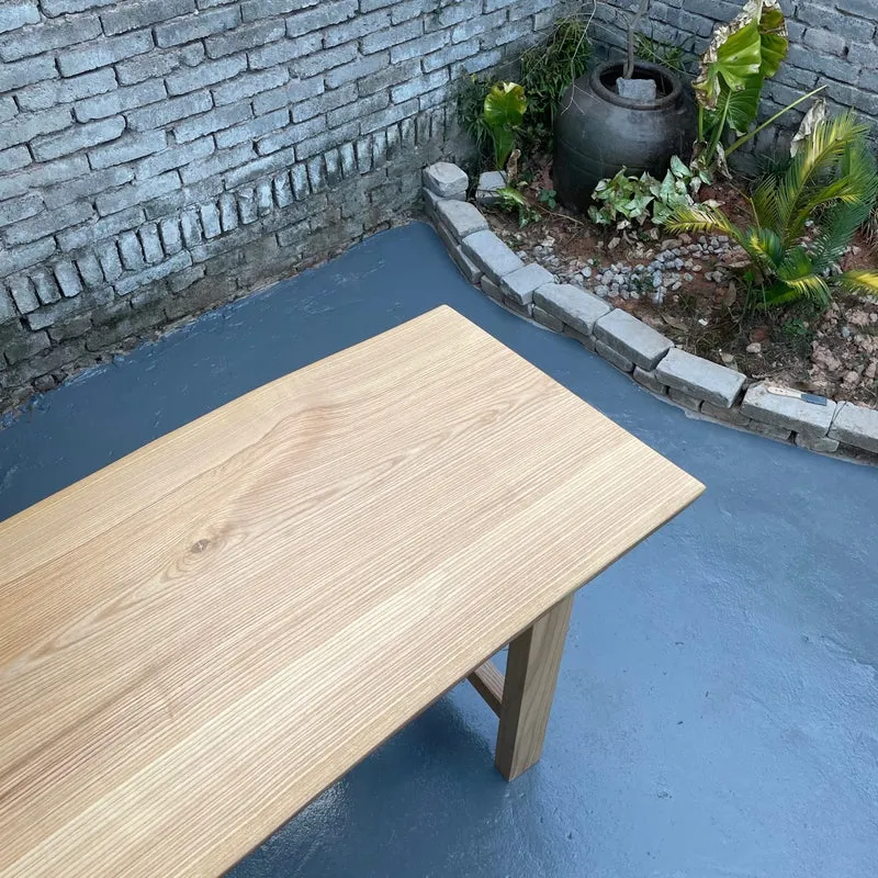 Elevate White Color Wood Slab