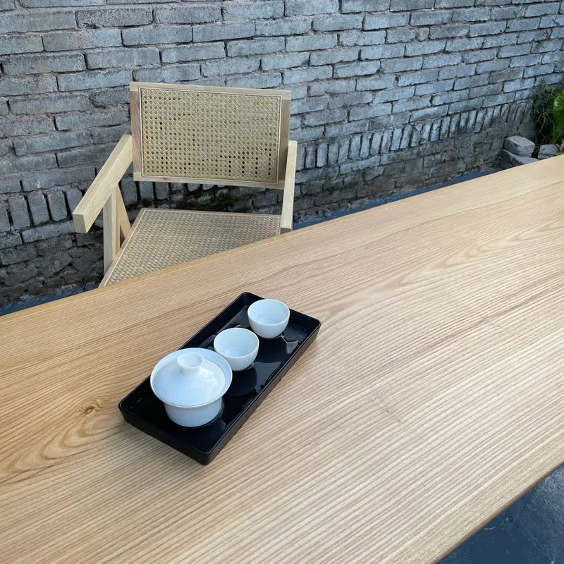 Elevate White Color Wood Slab