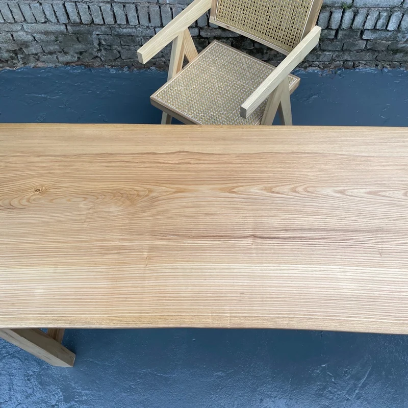 Elevate White Color Wood Slab