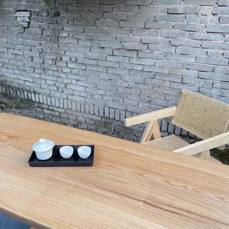 Elevate White Color Wood Slab