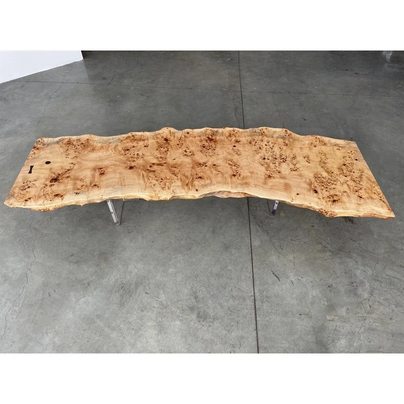 Light Color Poplar Wood Table