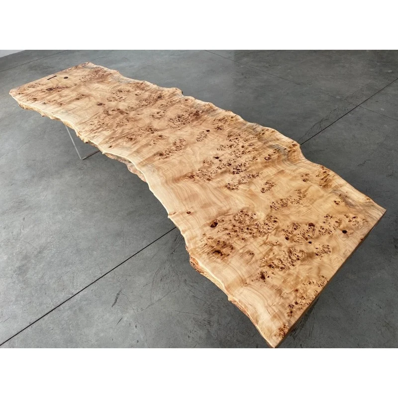 Light Color Poplar Wood Table