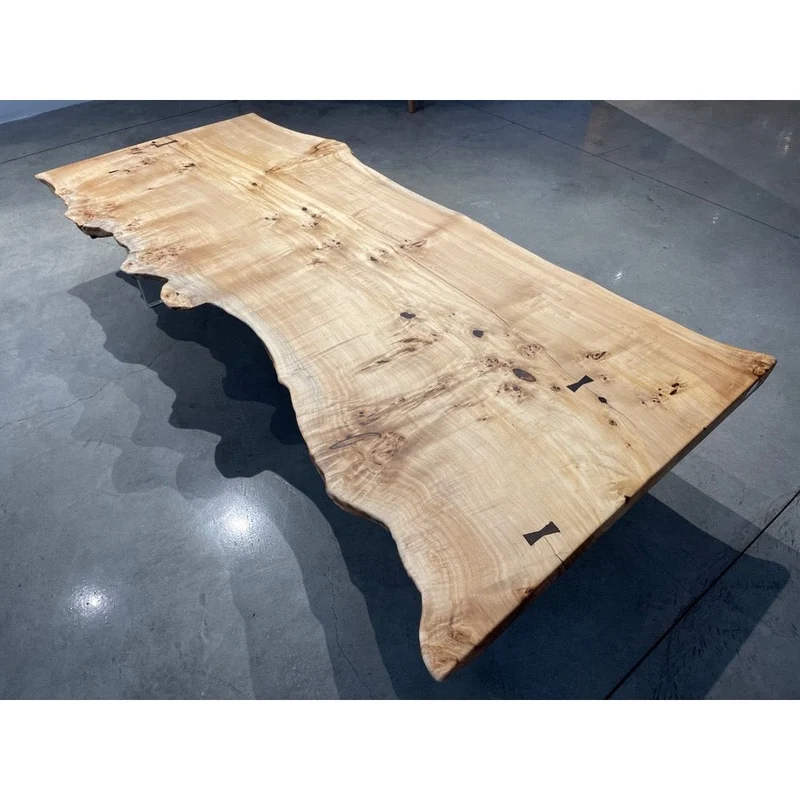 Finesse Poplar Wood Slab Table