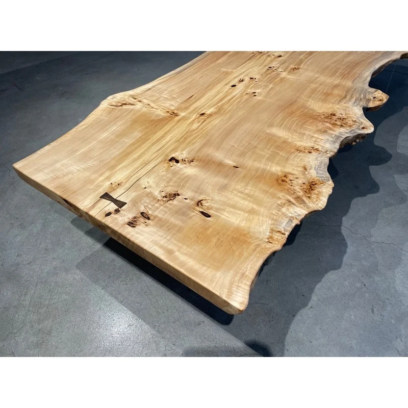 Finesse Poplar Wood Slab Table