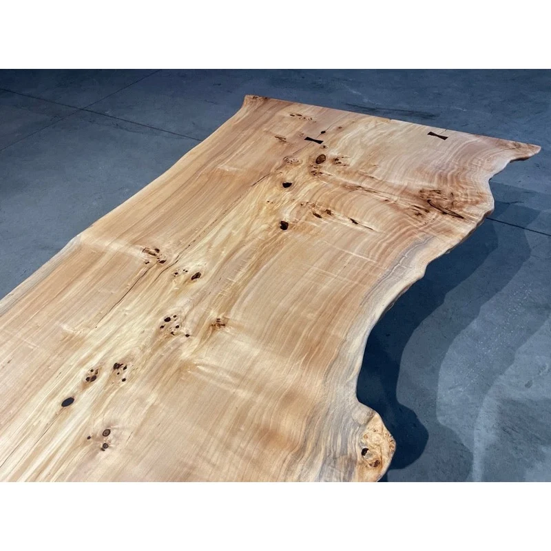 Finesse Poplar Wood Slab Table