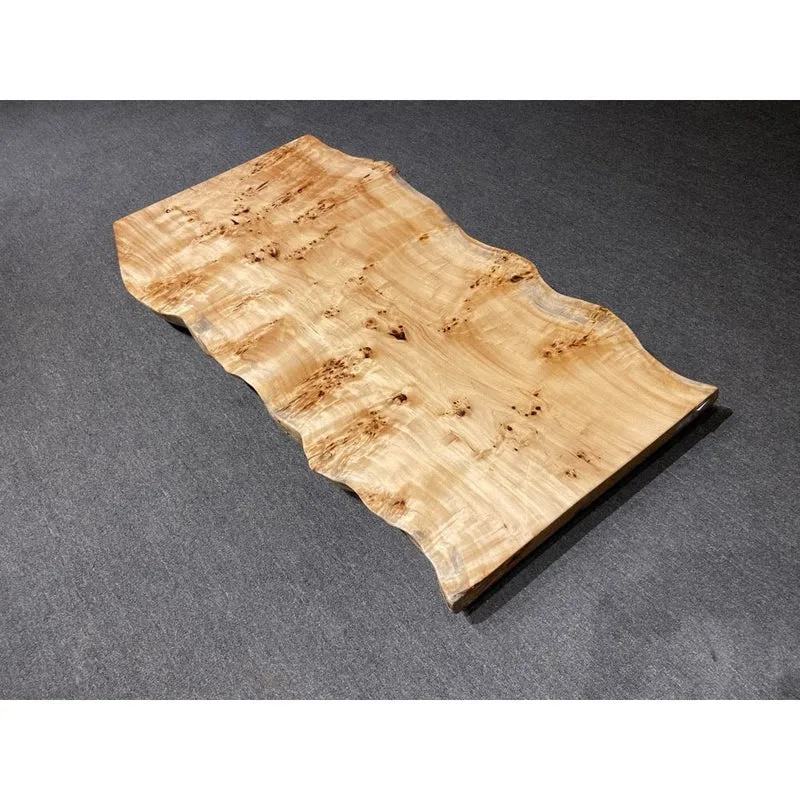 Wanderlust Solid Poplar Wood Slab Table
