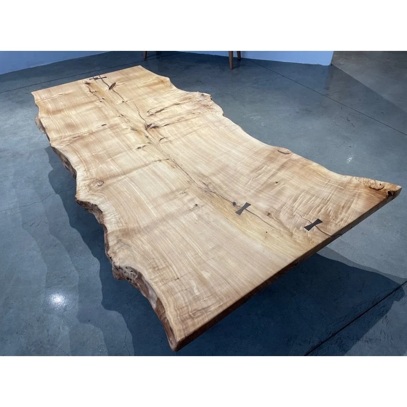 Live Edge Mappa Burl Wood Slab