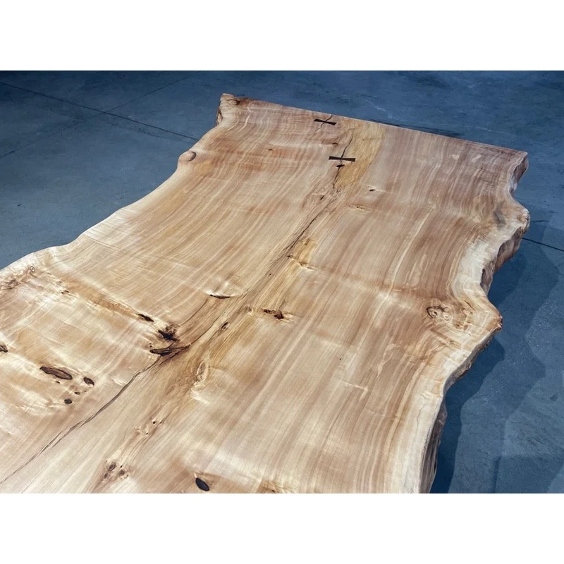 Live Edge Mappa Burl Wood Slab