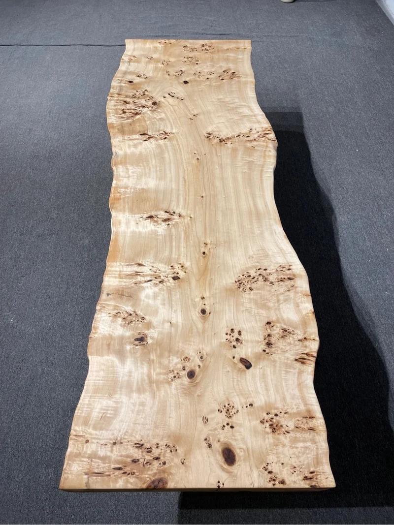 Live Edge Log Wood Table