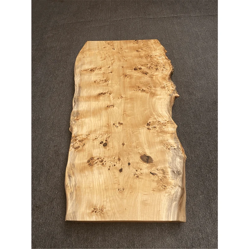 Elysian Poplar Wood Slab Table for Single Slab Door Panel