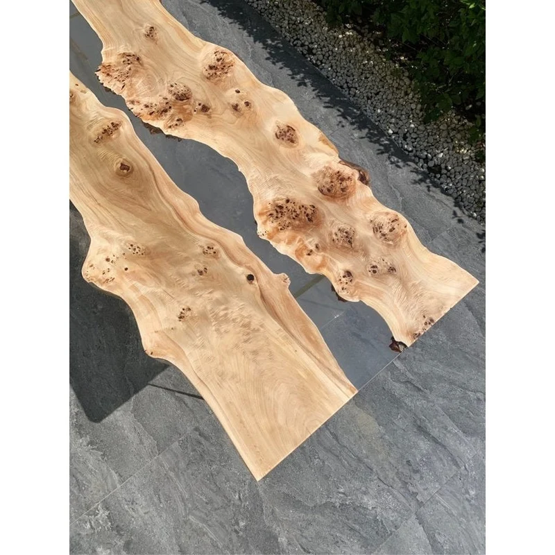Phoenix Kiln-Dried High-Quality Poplar Wood Resin Table