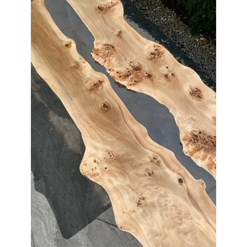 Phoenix Kiln-Dried High-Quality Poplar Wood Resin Table