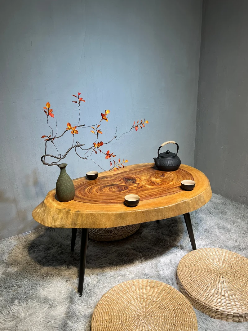Horizon Oval Solid Wood Coffee Table