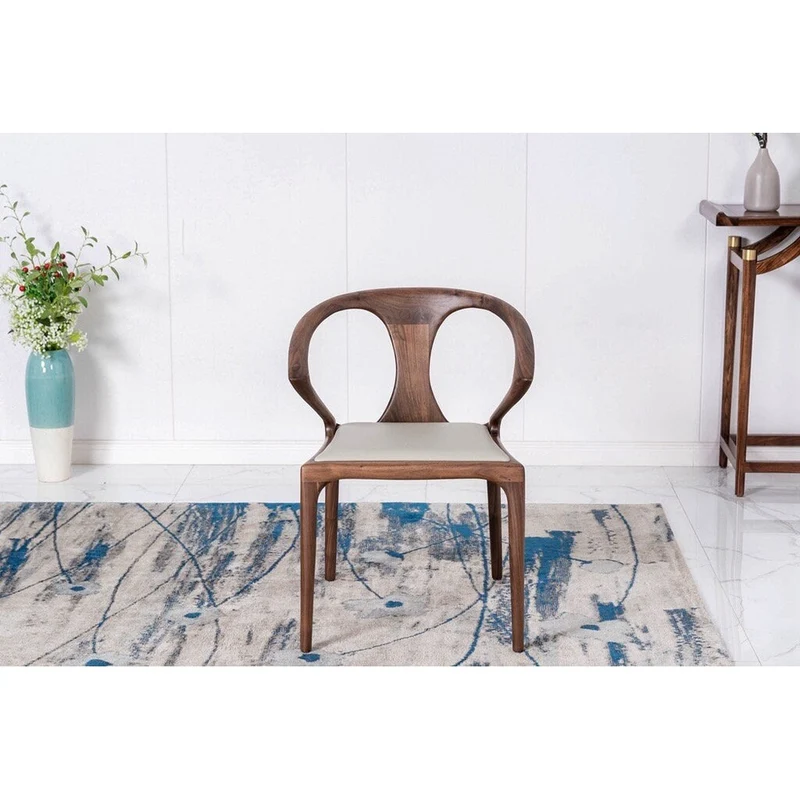 Danish Modern Butterfly Black Walnut Wood Armchair