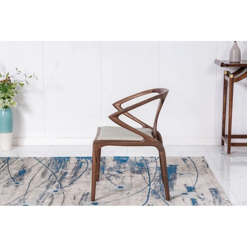 Danish Modern Butterfly Black Walnut Wood Armchair