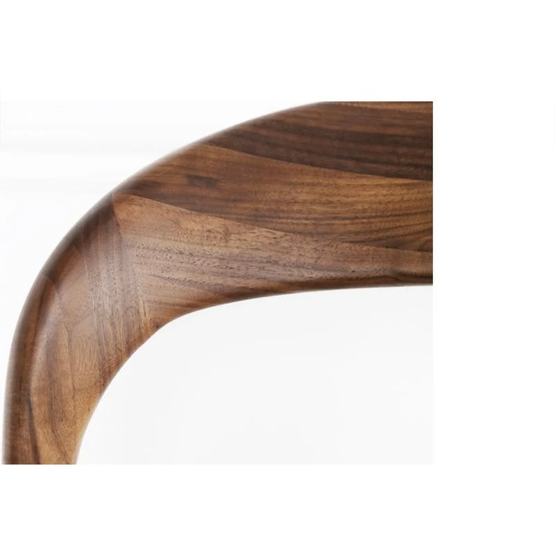 Windsor High Back Black Walnut Wood Chair