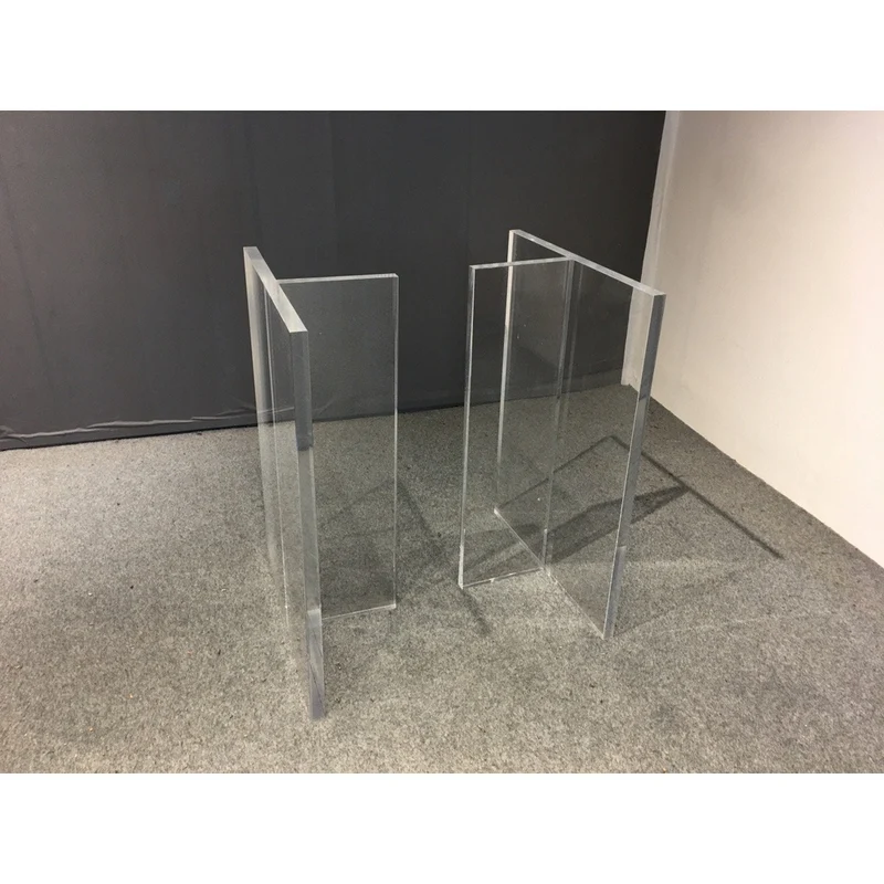 Celestial Acrylic Table Legs (Thickness 3 cm, Set of 2)
