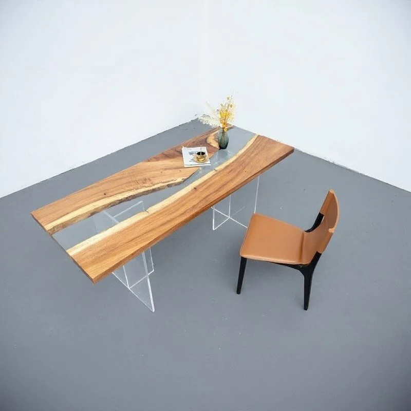 Vivid Edge Epoxy Resin Table