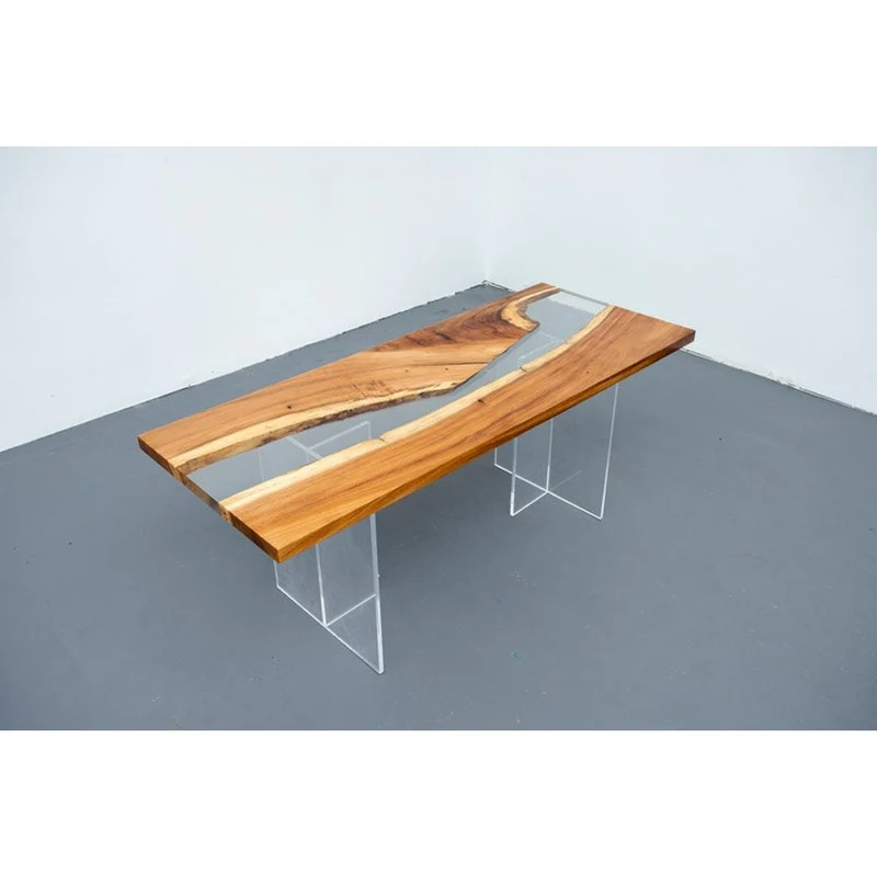 Vivid Edge Epoxy Resin Table