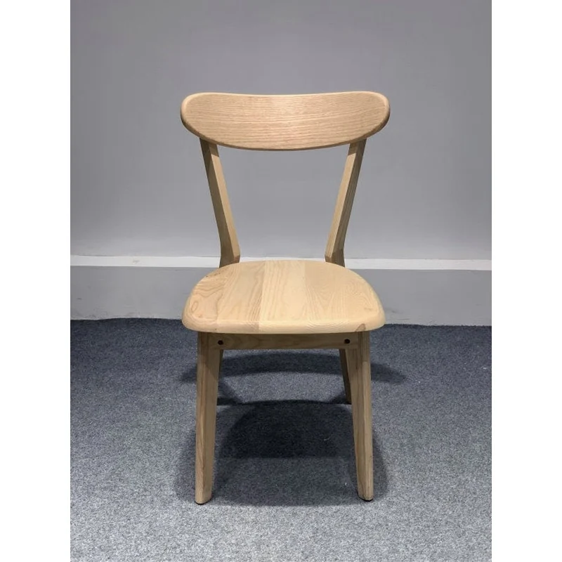 Mid-Century Minimalist Light Color Armchair