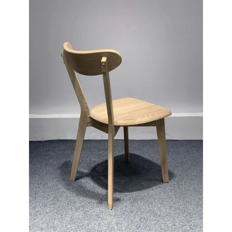 Mid-Century Minimalist Light Color Armchair