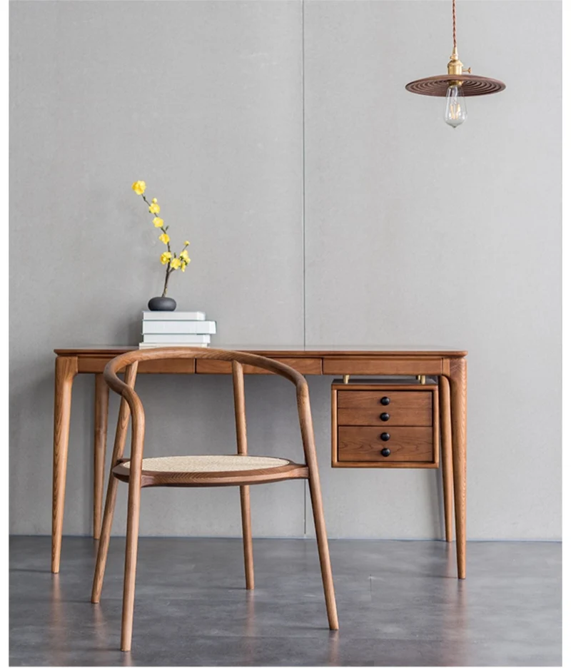 Terrene Vintage Rattan Round Ash Chair
