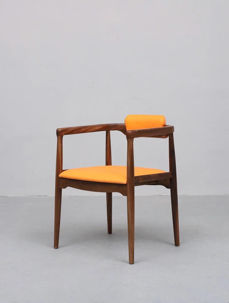 Danish Modern Leather Armchair