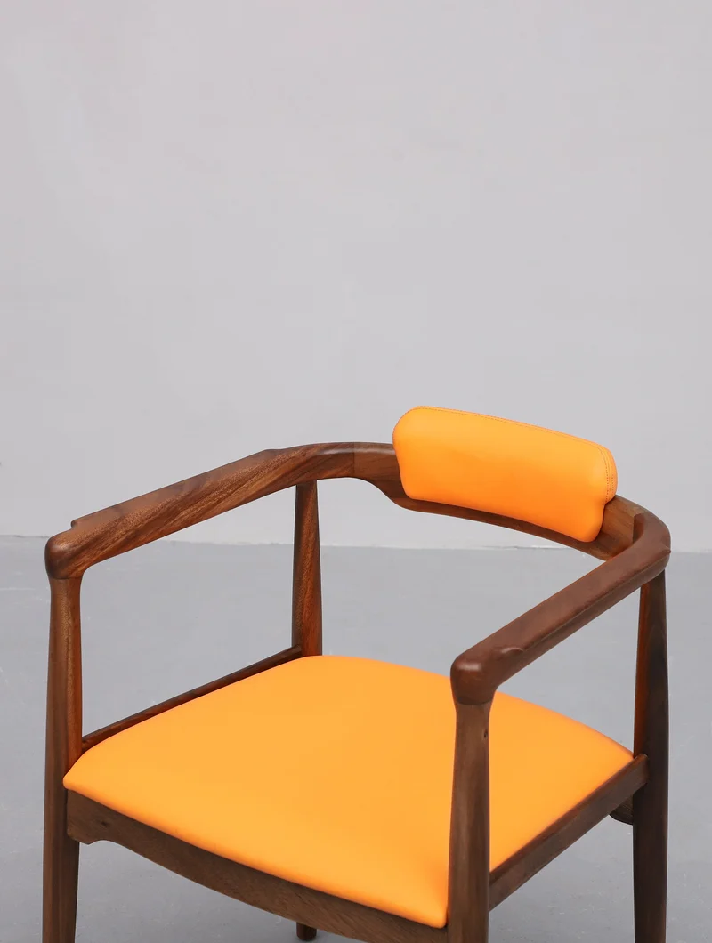 Danish Modern Leather Armchair