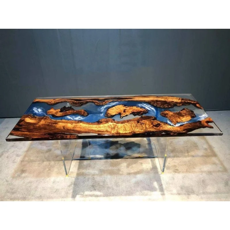 Mystic Waters Camphor Wood Resin Table