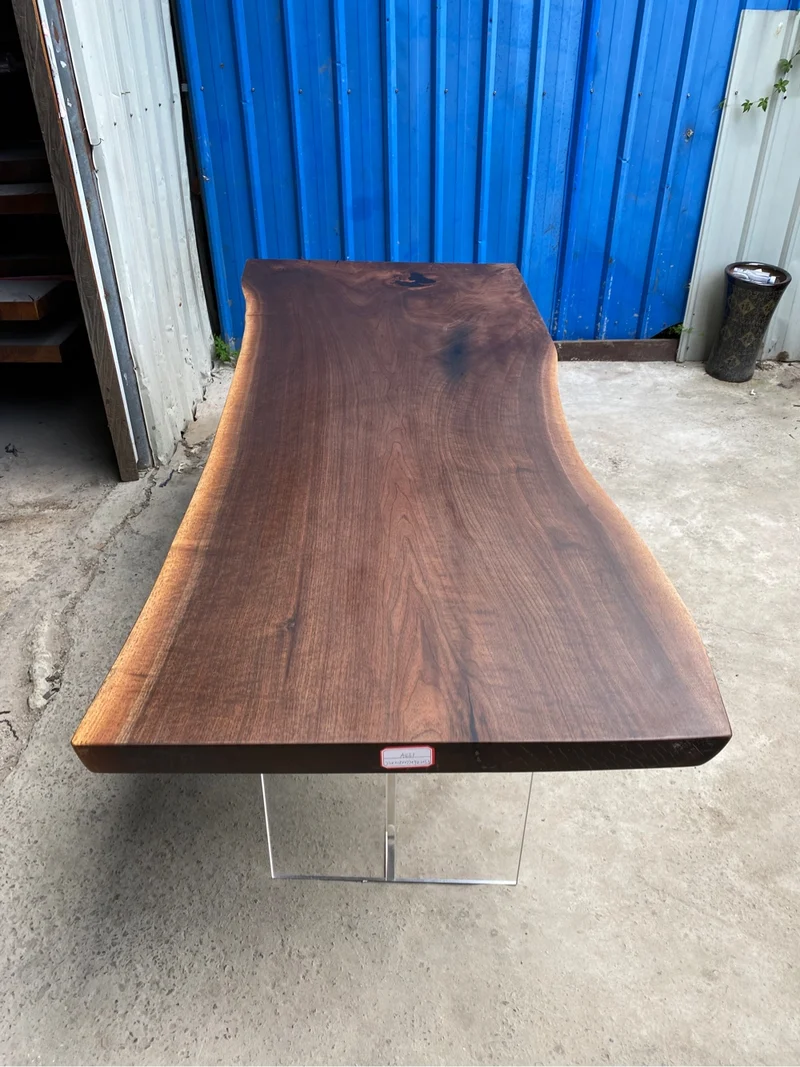 Eclipse Solid American Black Walnut Wood Dining Table