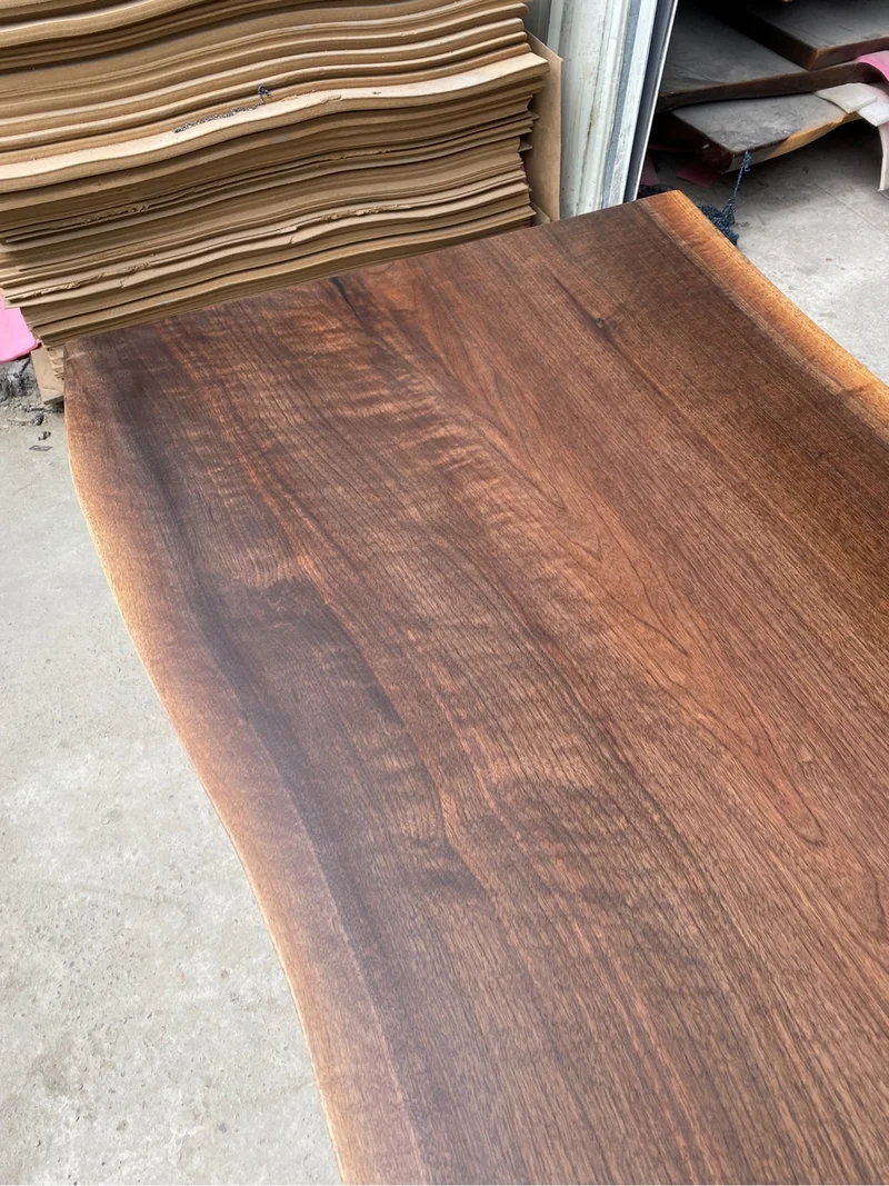 Eclipse Solid American Black Walnut Wood Dining Table