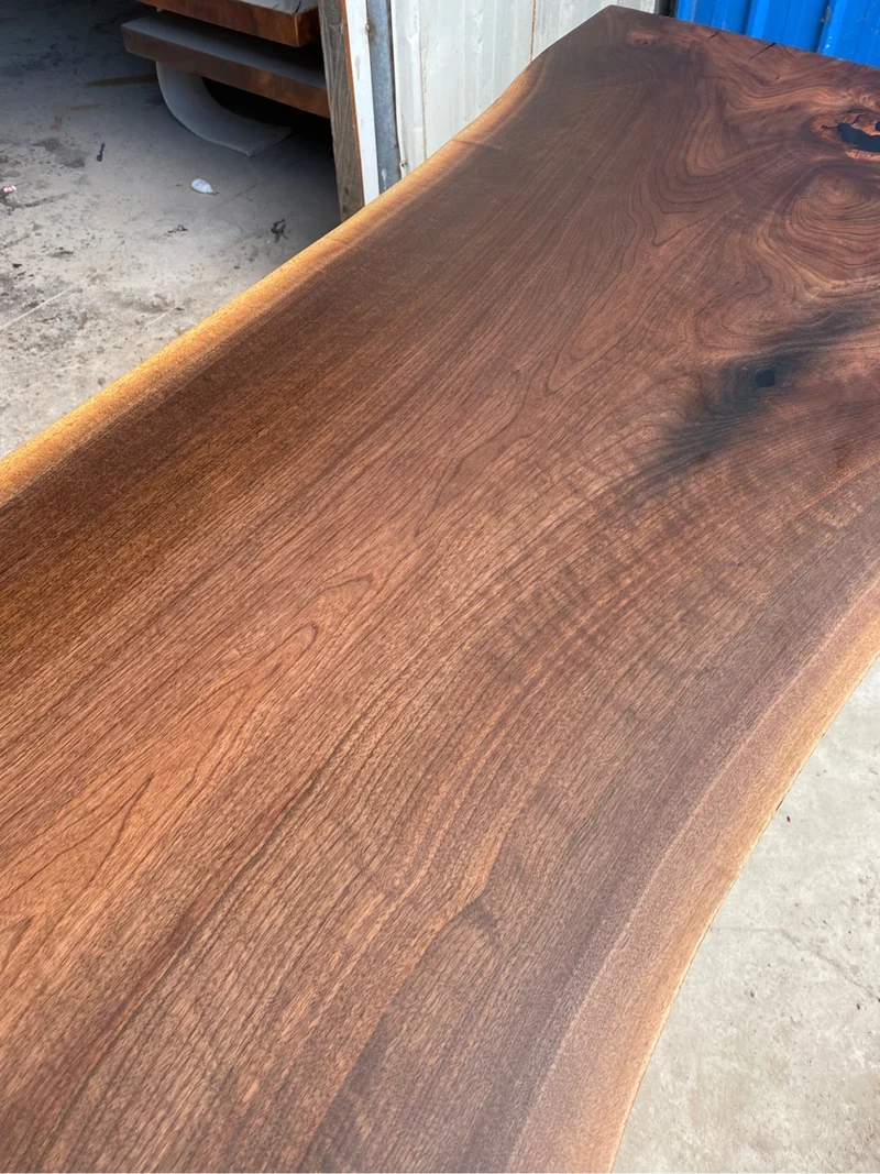 Eclipse Solid American Black Walnut Wood Dining Table