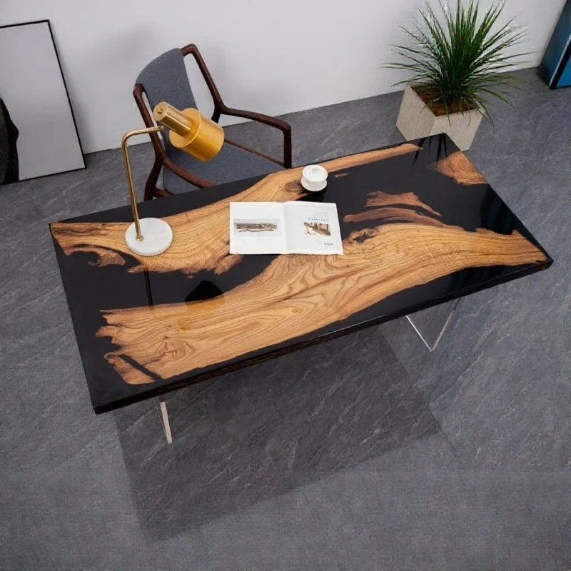 Harmonic Butterfly Bar Epoxy Resin Desk