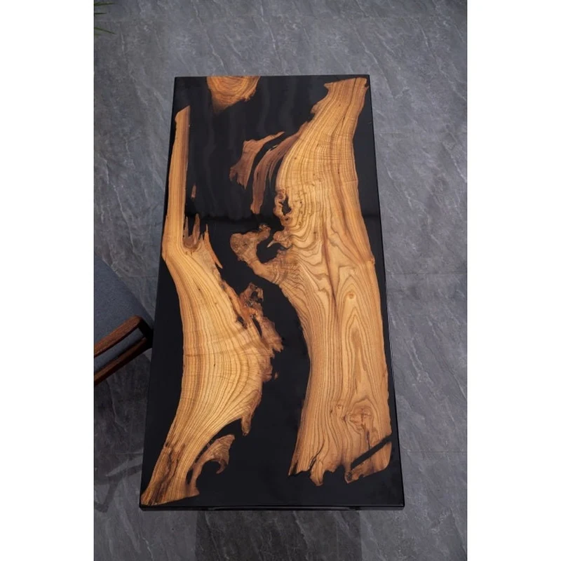 Harmonic Butterfly Bar Epoxy Resin Desk