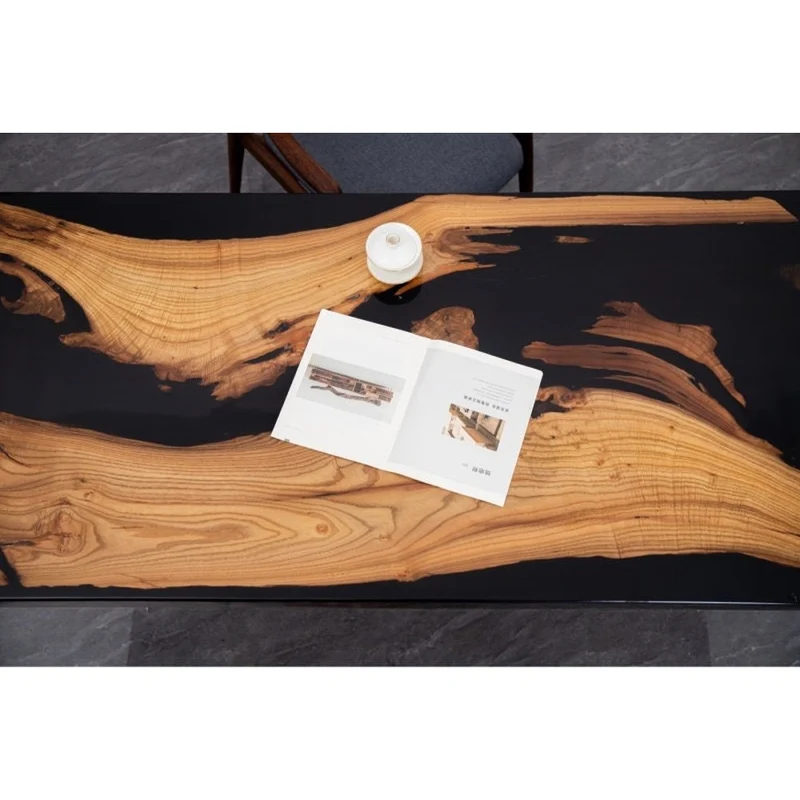 Harmonic Butterfly Bar Epoxy Resin Desk