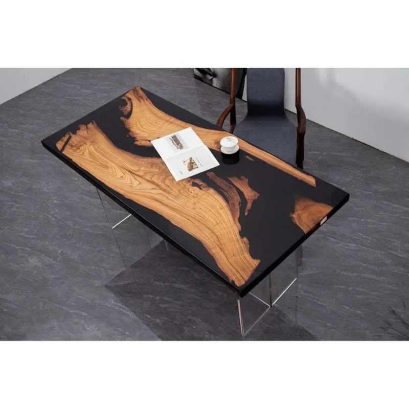 Harmonic Butterfly Bar Epoxy Resin Desk