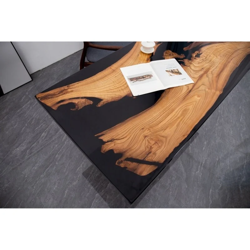 Harmonic Butterfly Bar Epoxy Resin Desk
